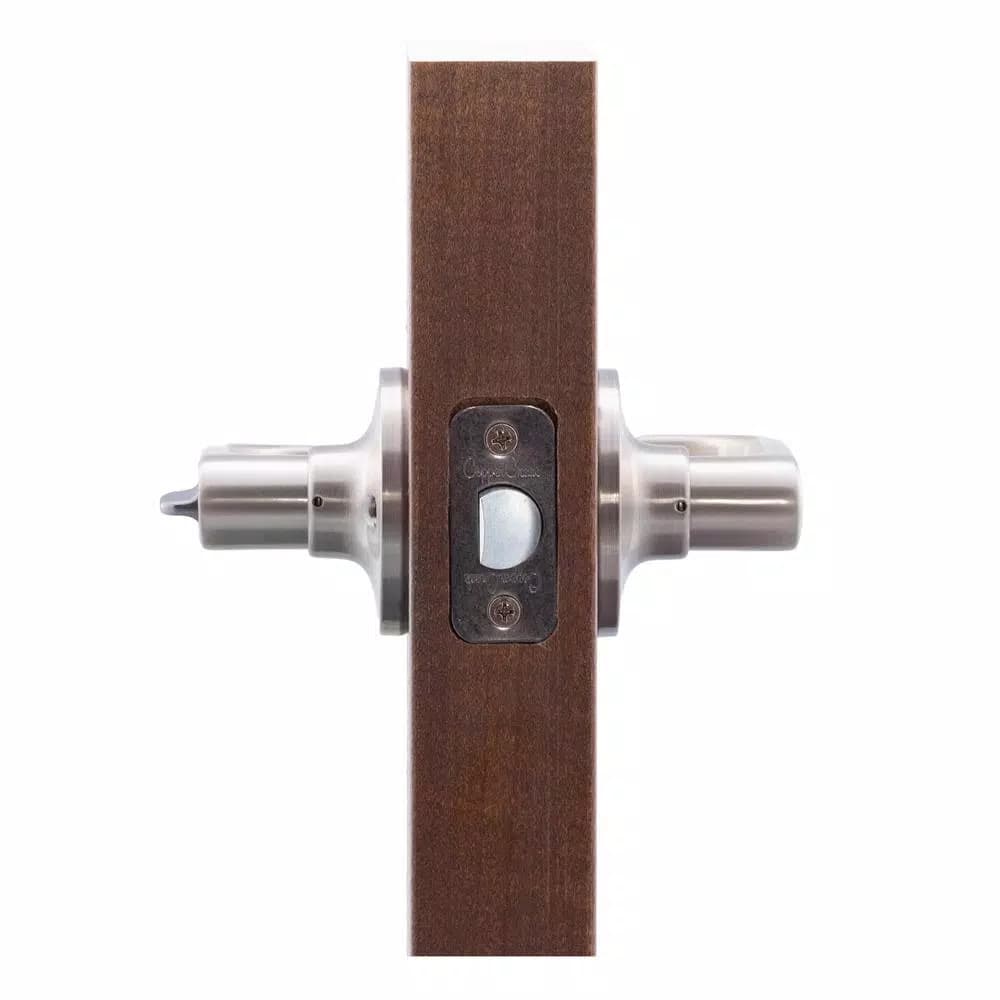 Copper Creek Erin Satin Stainless Keyed Entry Door Lever