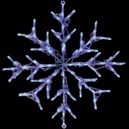 Fraser Hill Farm 30 in. Blue LED Snowflake Specialty Christmas Light thumbnail 1