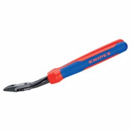 KNIPEX 10 in. Angled High Leverage Diagonal Cutters with Tether Attachment thumbnail 4