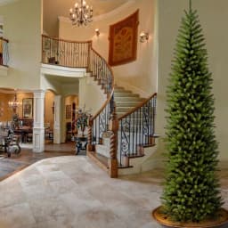 National Tree Company 10 ft. Kingswood Fir Pencil Artificial Christmas Tree, Slim Profile, 1715 Tips thumbnail 2