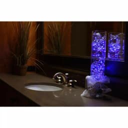 Starlite Creations 9 ft. Blue LED Ultra Slim Wire String Lights, 36-Light Battery Operated (Bundle of 2) thumbnail 2
