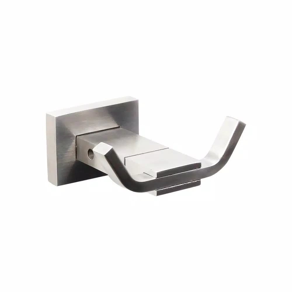 BOANN Double Robe Hook, Solid T304 Stainless Steel, Modern Wall Mounted Design
