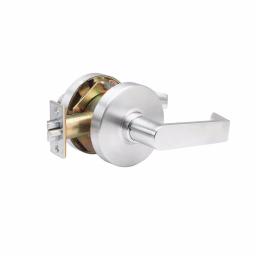 Taco DL-LHV ANSI Grade 1 Commercial Storeroom Clutch Function Lever, Brushed Chrome thumbnail 2