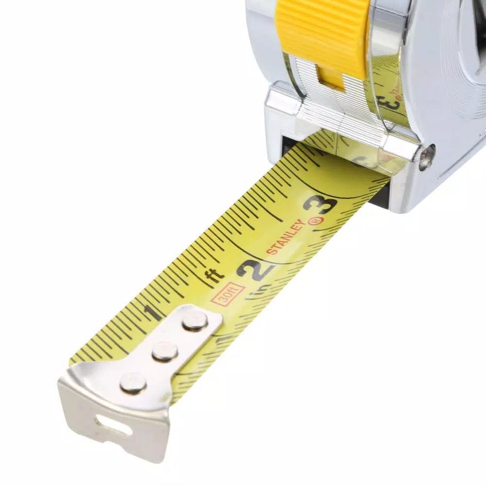 Stanley 30 ft. PowerLock Tape Measure with Mylar Coating and Stud-Center Markings