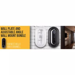 Wasserstein Weather and UV-Resistant Wall Plate and Adjustable Angle Mount Bundle for Nest Hello Video Doorbell thumbnail 6