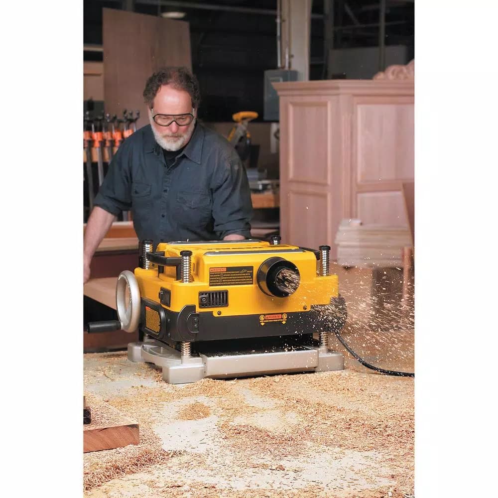 DEWALT 13 in. Corded Planer with Bonus Stand, 15 Amp, 20,000 RPM