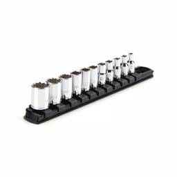 TEKTON 1/4 in. Drive 12-Point Socket Set, 11-Piece SAE thumbnail 1