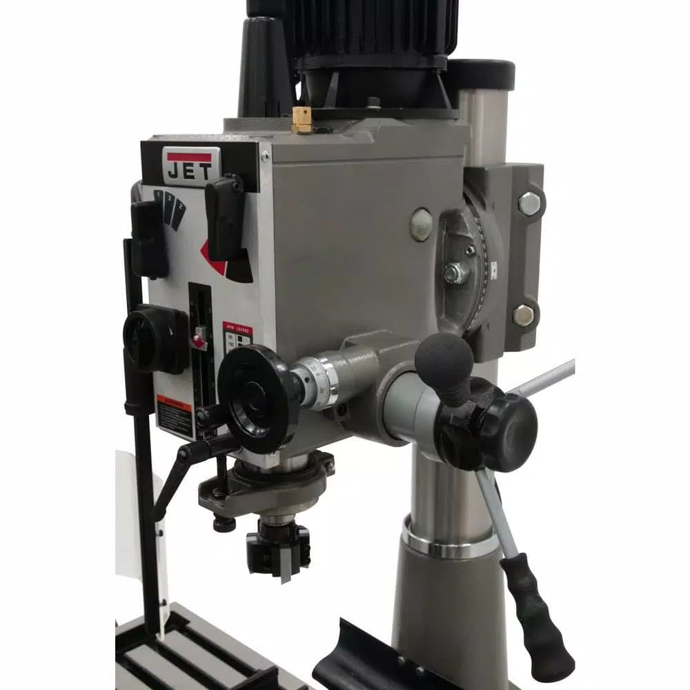 JET JMD-40GH Geared Head Mill/Drill Press with Newall DP500 2-Axis DRO