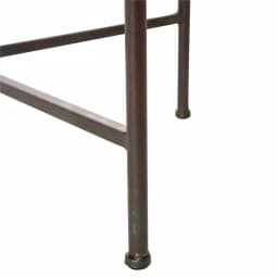 Glitzhome 25.79 in. Galvanized Metal Farmhouse Shelf with Removable Round Tray thumbnail 6