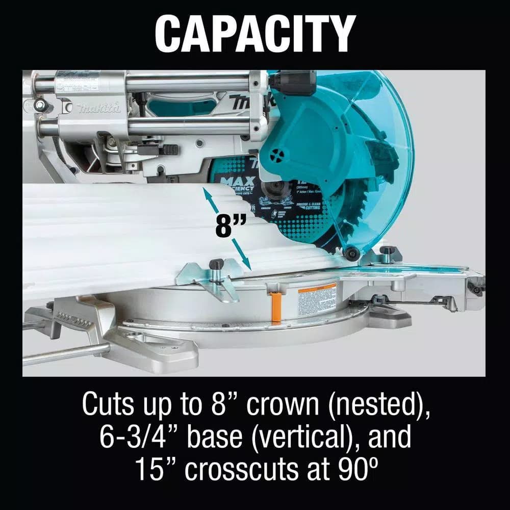 Makita 18V X2 LXT 36V 12 in. Brushless Dual-Bevel Sliding Compound Miter Saw Kit with Brad & Finish Nailers