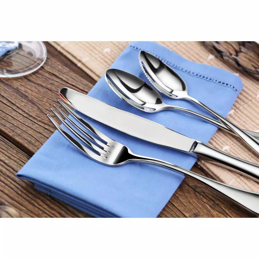 Artaste Rain 20-Piece 18/10 Stainless Steel Flatware Set, Service for 4