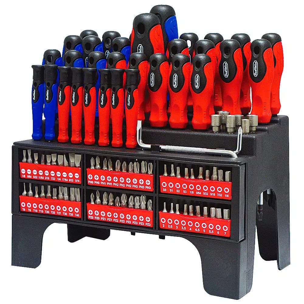 Best Value 101-Piece Screwdriver and Bit Set with Chrome Vanadium Steel Tools and Magnetic Tips