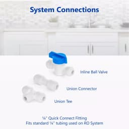Express Water Refrigerator Connection Kit for Reverse Osmosis Systems, 15 ft. Tubing & Fittings thumbnail 5