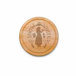 TOSCANA Picnic Time Snow White Circo Cheese Board and 4-Piece Tool Set, 10.2 in. Rubberwood thumbnail 2