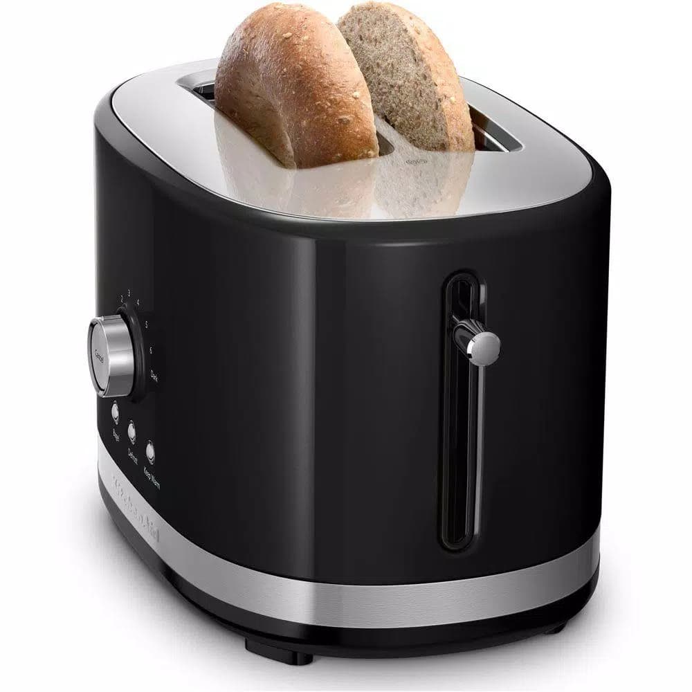 KitchenAid KMT2116OB 2-Slice Wide Slot Toaster, Onyx Black