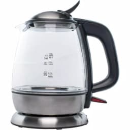 Brentwood Appliances KT-1910BK 1 Liter Cordless Glass Electric Kettle, 4.2-Cup, Black thumbnail 1