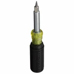 Klein Tools 11-in-1 Multi-Bit Screwdriver and Nut Driver with Schrader Valve Core Tool, Cushion Grip thumbnail 3