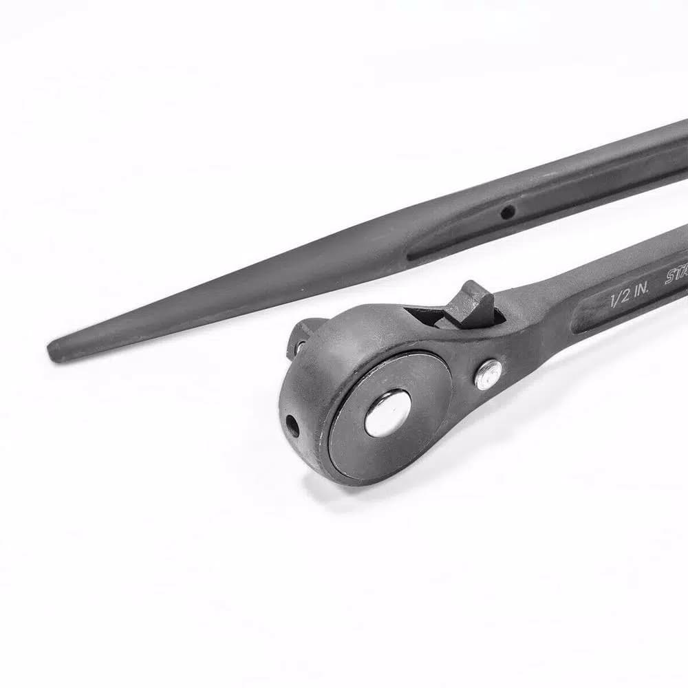 Stark 1/2 in. Drive Ratcheting Spud Wrench Tool, 14 in. Handle