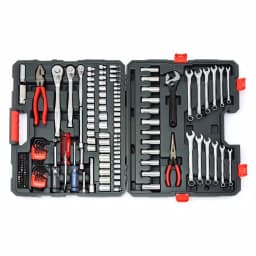 Crescent 170-Piece Mechanic Tool Set with 1/4 in. 3/8 in. and 1/2 in. Drive SAE/Metric Sockets thumbnail 1