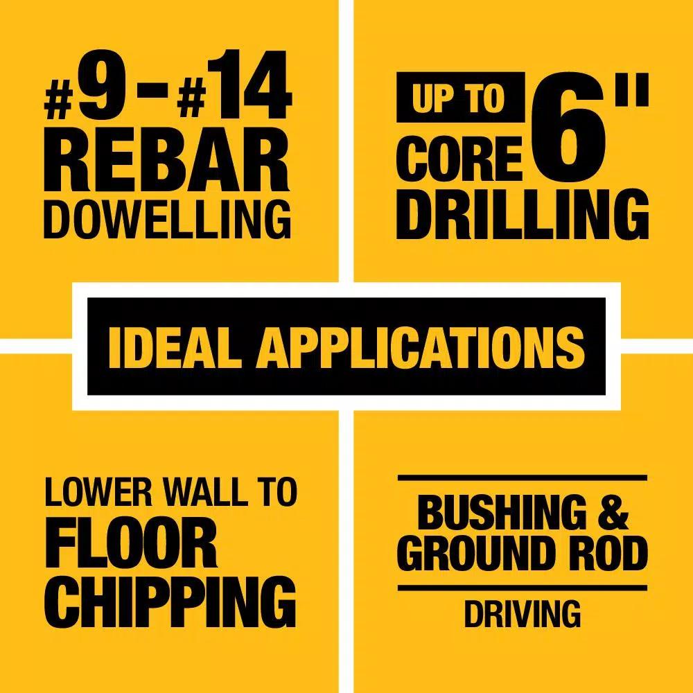 DEWALT 60V MAX FLEXVOLT Cordless Brushless 2 in. SDS MAX Combination Rotary Hammer Kit with (2) 12.0Ah Batteries