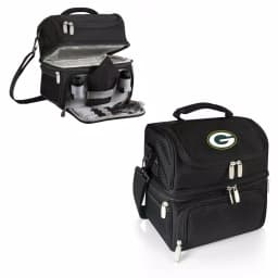 ONIVA Pranzo Green Bay Packers Insulated Lunch Bag - Black thumbnail 2