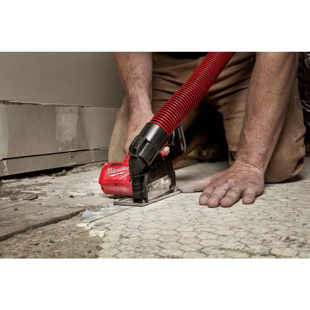 Milwaukee M12 FUEL 12V Brushless 3 in. Cordless Cut Off Saw Kit with 4.0 Ah Battery, Charger, and Bag