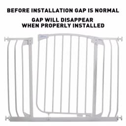 Dreambaby Chelsea Extra Wide Auto-Close Security Gate with Extensions, White thumbnail 7