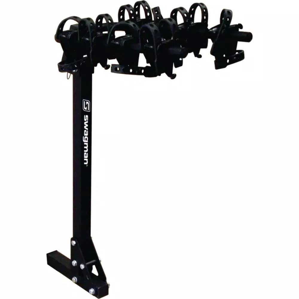 Swagman Trailhead 4-Bike RV Hitch Rack - 2 in. Receiver Foldable Steel Bike Carrier