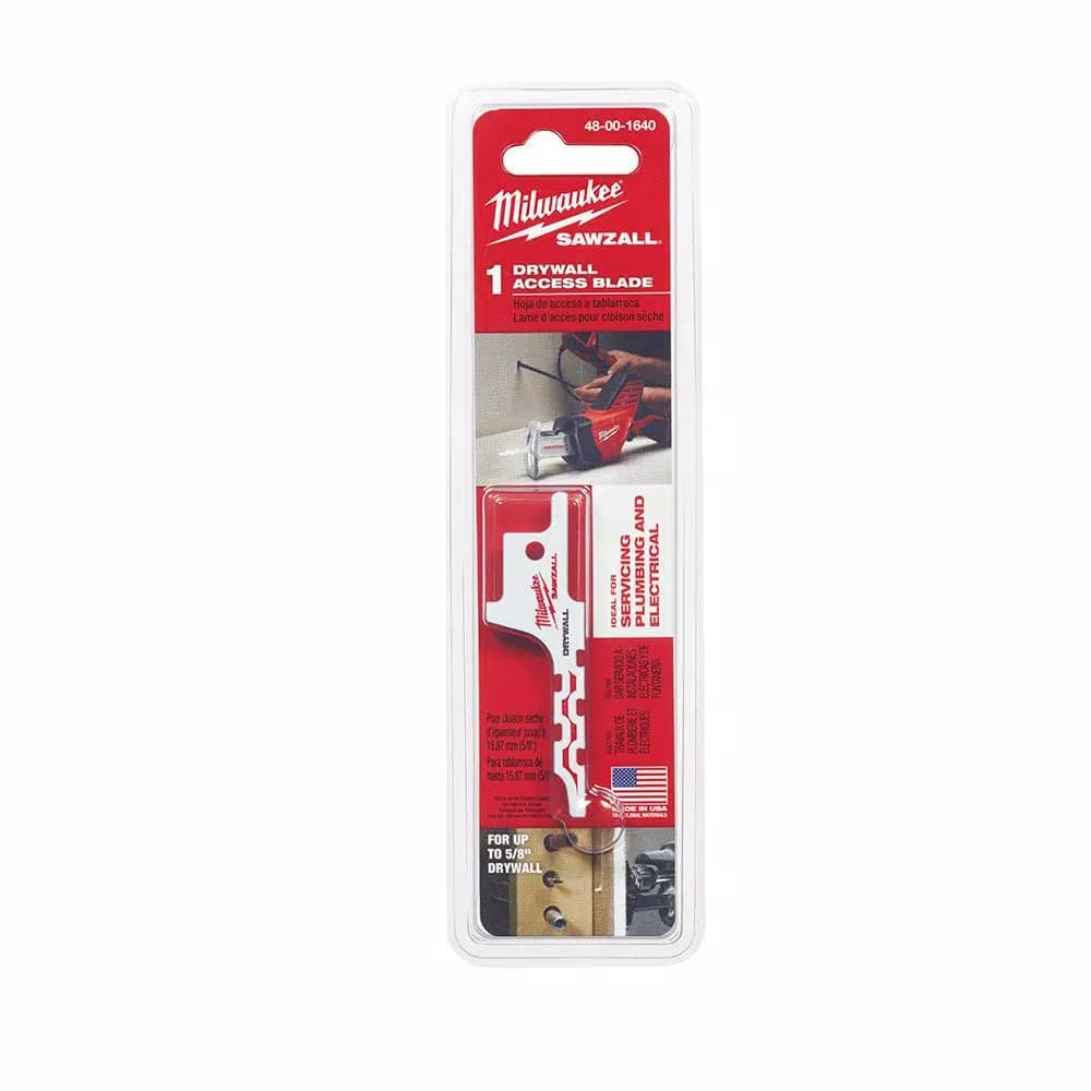 Milwaukee 2-1/2 in. Drywall Access Reciprocating Saw Blade, BiMetal Multi-Purpose
