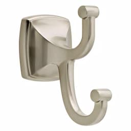 Delta Amaya Double Towel and Robe Hook in Brushed Nickel thumbnail 1