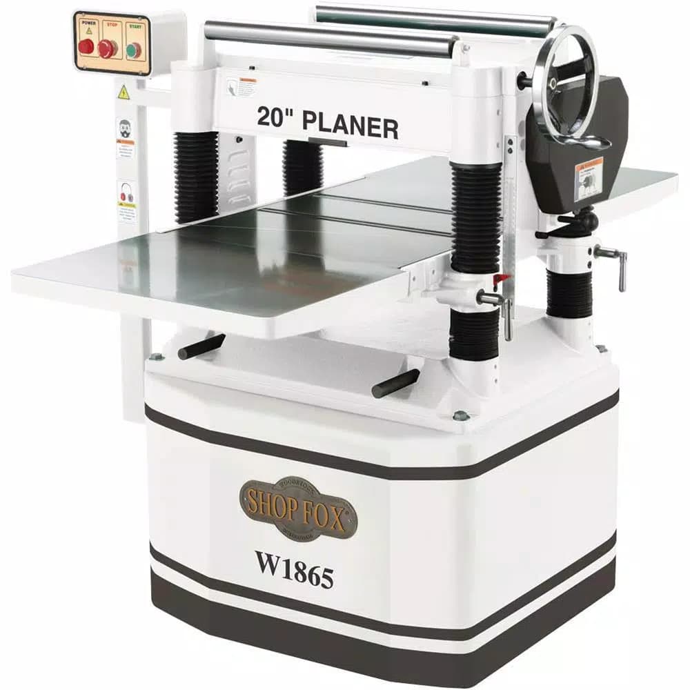Shop Fox 20 in. 5 HP Stationary Planer with Spiral Cutterhead