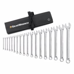 GEARWRENCH 18-Piece SAE Combination Wrench Set with Storage Roll thumbnail 1