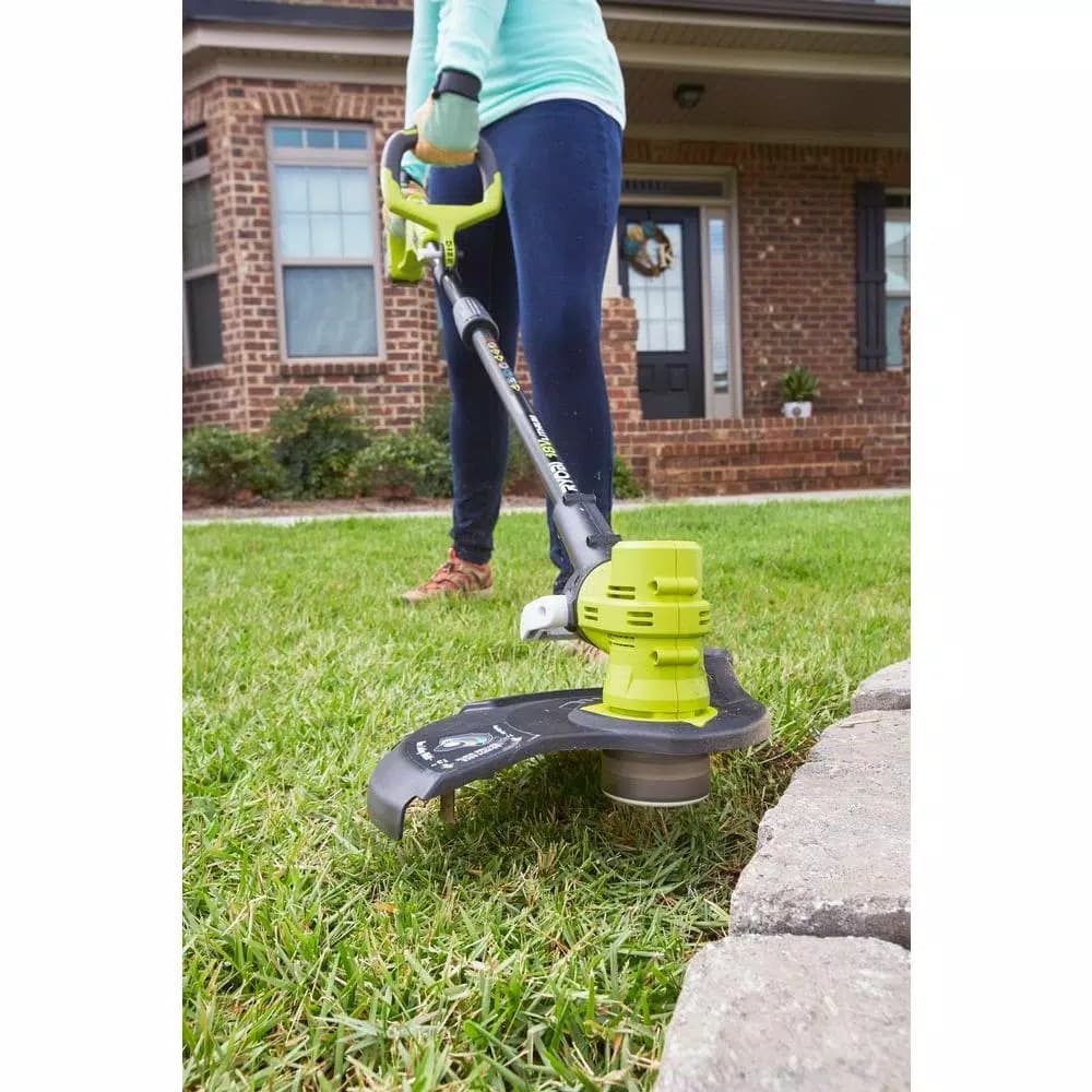 RYOBI ONE+ 18V Cordless Lithium-Ion String Trimmer and Edger (Tool Only)