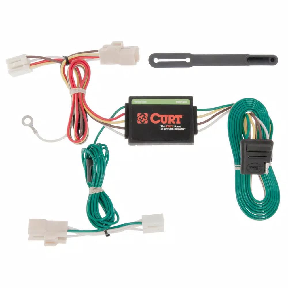 CURT Custom Vehicle-Trailer Wiring Harness for Hyundai Accent Sedan, 4-Way Flat Output