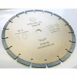 Whirlwind USA 10 in. 18-Teeth Segmented Diamond Blade for Concrete, Stone, Brick, and Masonry thumbnail 2