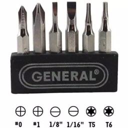 General Tools Ultratech Power Precision Screwdriver, Battery Operated, 100+ RPM with 6 Interchangeable Bits thumbnail 7