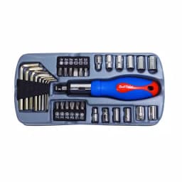 Best Value 37-Piece 1/4 in. Ratchet and Socket Set with Bit and Hex Key Assortment thumbnail 1