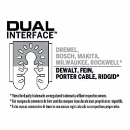 Dremel Multi-Max Oscillating Tool Universal Cutting Blade Assortment, 3-Pack thumbnail 2