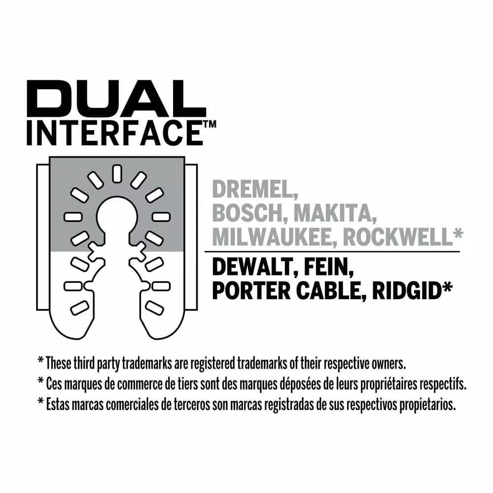Dremel Multi-Max Oscillating Tool Universal Cutting Blade Assortment, 3-Pack