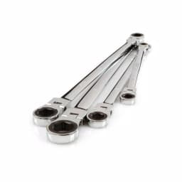 TEKTON 4-Piece Extra Long Flex-Head Ratcheting Box End Wrench Set, SAE thumbnail 2