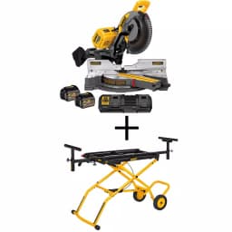DEWALT 12 in. FLEXVOLT Brushless Sliding Compound Miter Saw Kit with Rolling Stand thumbnail 1