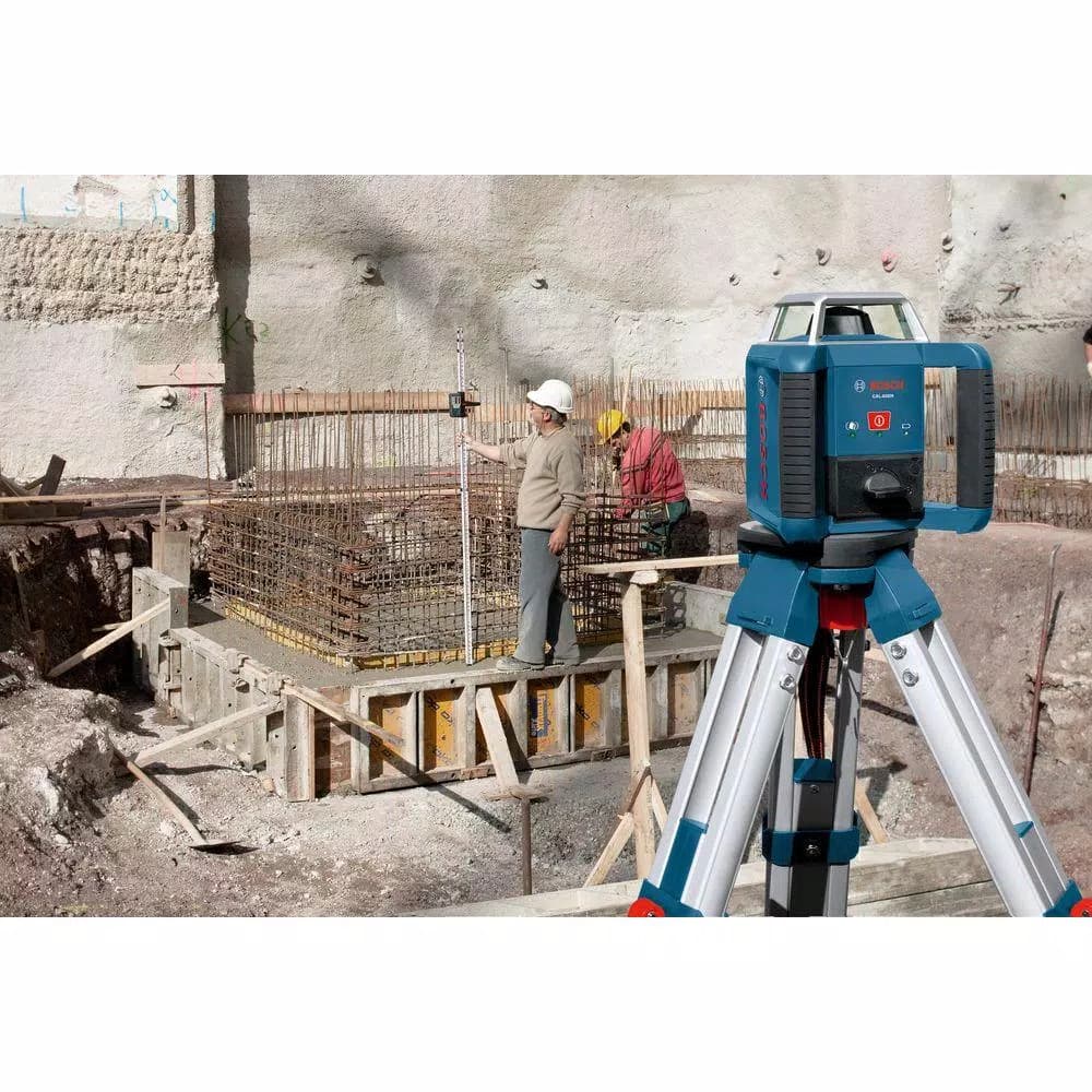 Bosch 1300 ft. Self-Leveling Rotary Laser Level Kit, 4-Piece Set
