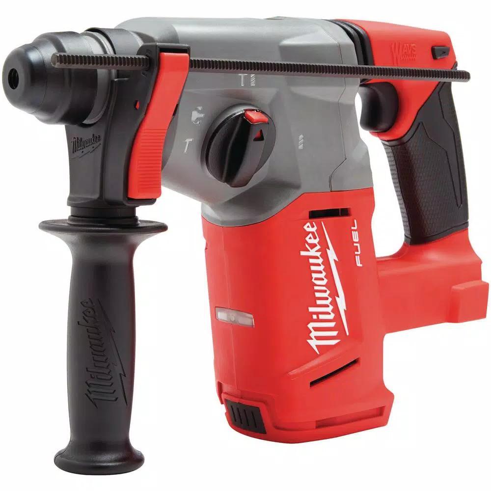 Milwaukee M18 FUEL 1 in. SDS-Plus Rotary Hammer and Deep Cut Band Saw 2-Tool Combo Kit