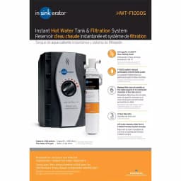 InSinkErator Hot Water Tank and F-1000 Filtration System for Water Dispensers thumbnail 4