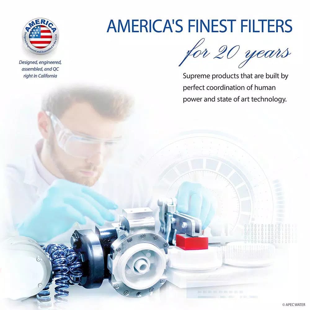 APEC Water Systems WFS-1000 3-Stage Under Counter Water Filtration System