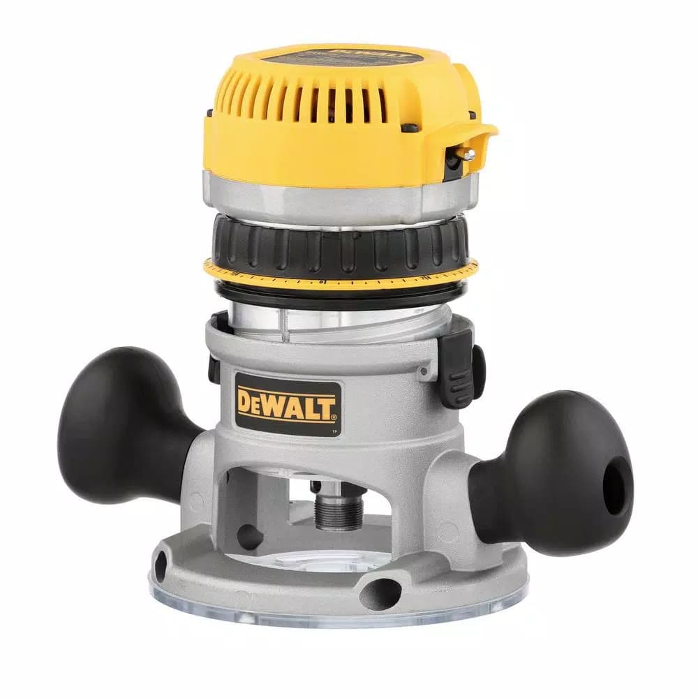 DEWALT 1.75 HP Fixed Base Router, 11-Amp Corded Power Tool