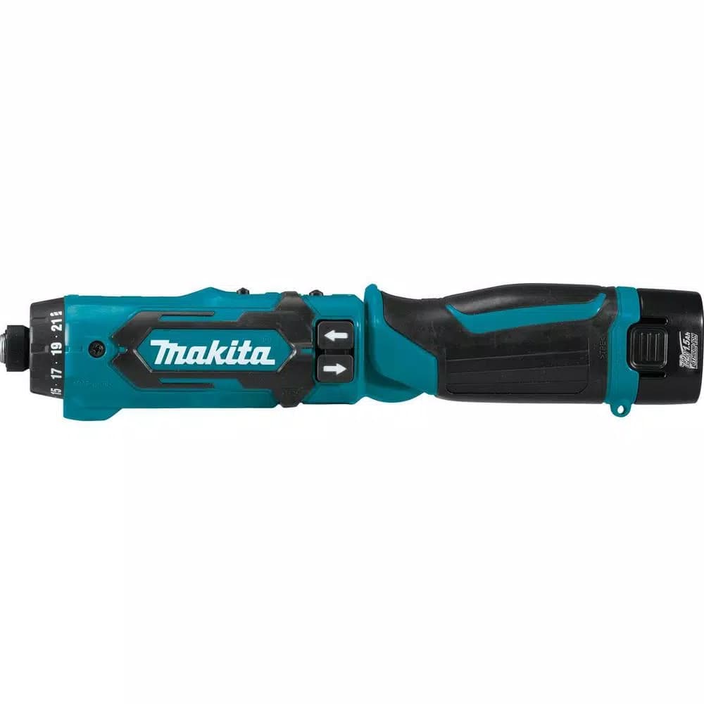 Makita 7.2V Lithium-Ion Cordless 1/4 in. Hex Driver-Drill Kit with Auto-Stop Clutch