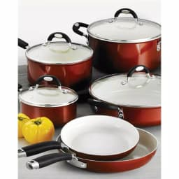 Tramontina Style Ceramica 10-Piece Nonstick Cookware Set, Metallic Copper thumbnail 1