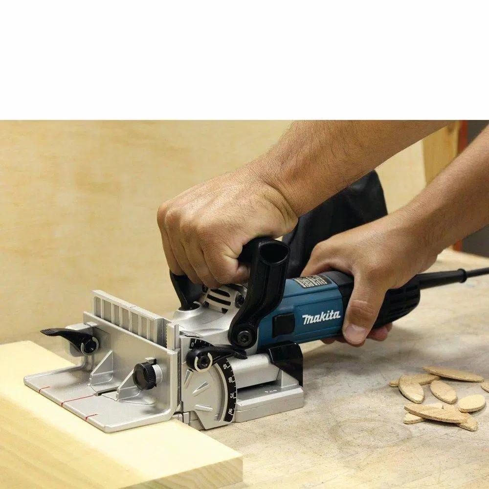 Makita 6 Amp Corded Plate Joiner with 11,000 RPM and Tool Case