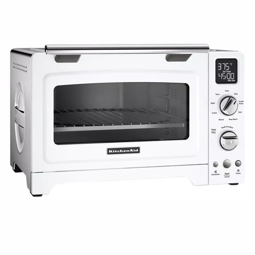 KitchenAid 12 in. Digital Countertop Convection Toaster Oven, 2000W, White